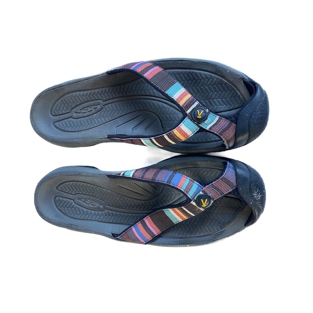 KEEN Waimea Multicolor Closed Toe Flip-Flop Thong Sandals Women’s Size 8.5